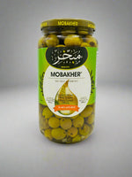 Mobakher Pitted Green Olives, 1000 Grams