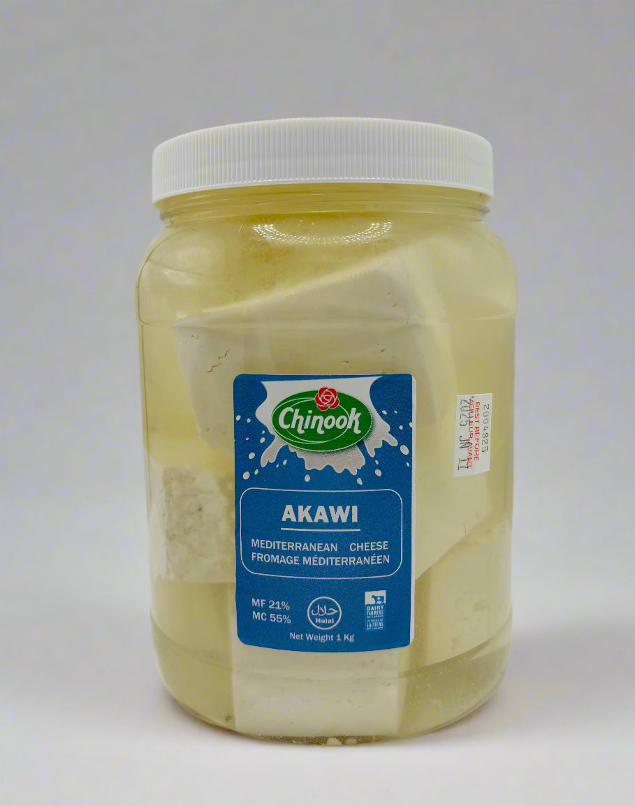 Akawi Cheese Jar - Mediterranean Cheese in Brine, 1 KG