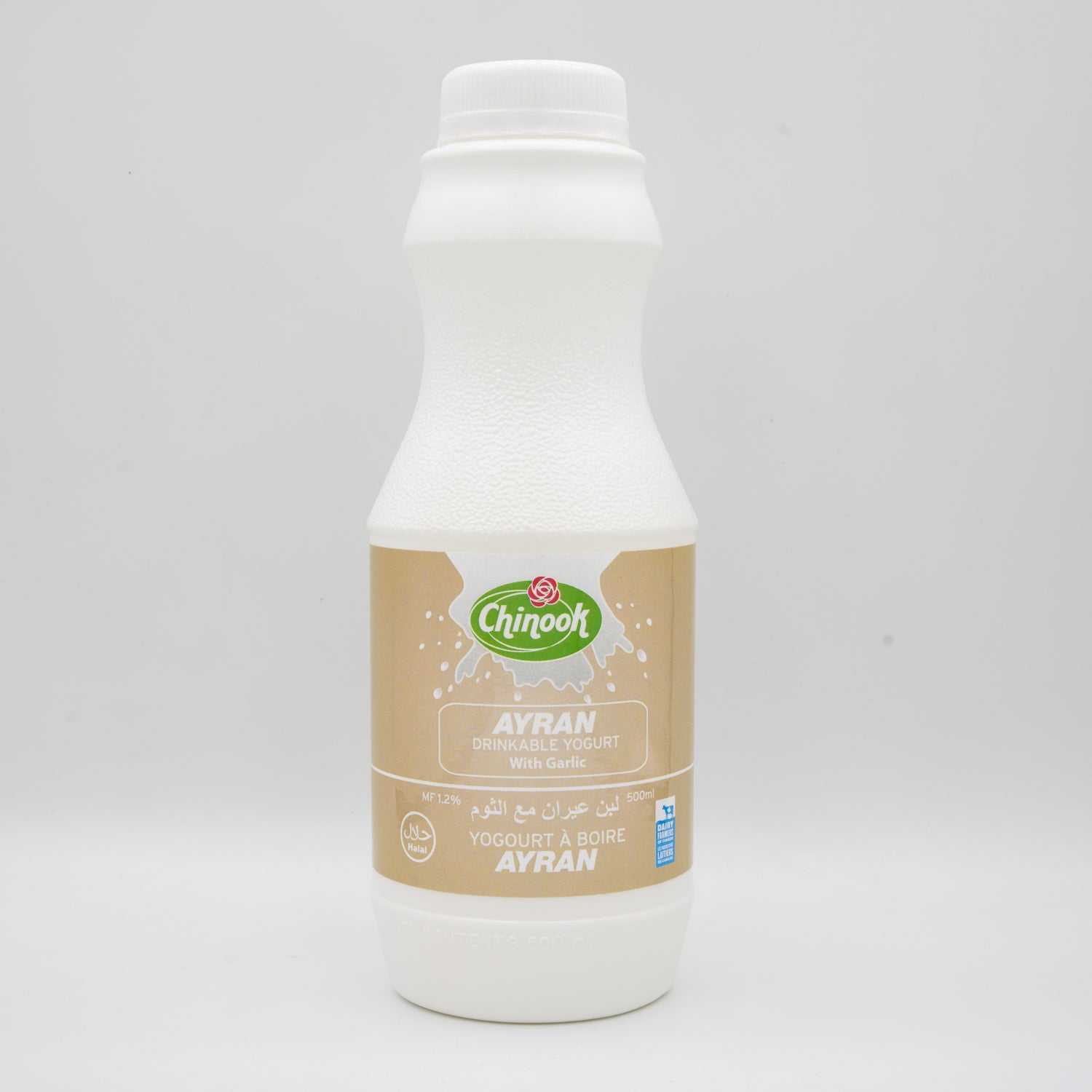 Ayran Drinkable Yogurt, Garlic Flavour - 500 ML