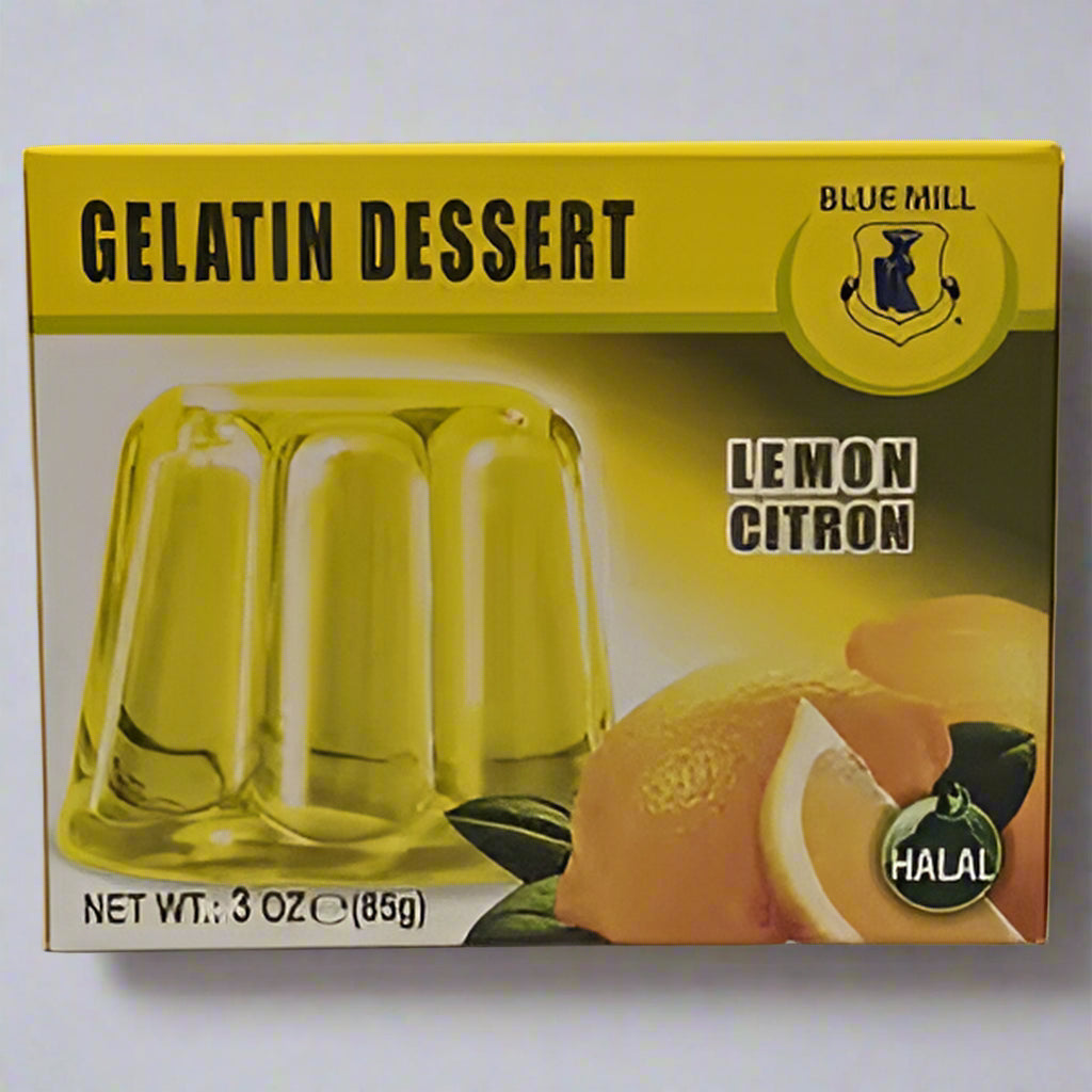 Blue Mill Gelatin Dessert Lemon, 85 Grams