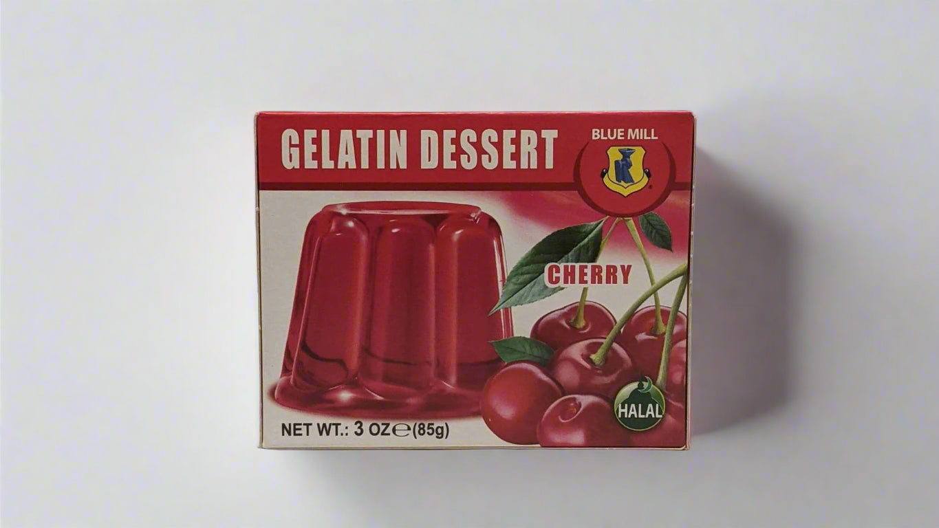 Blue Mill Gelatin Dessert Cherry, 85 Grams