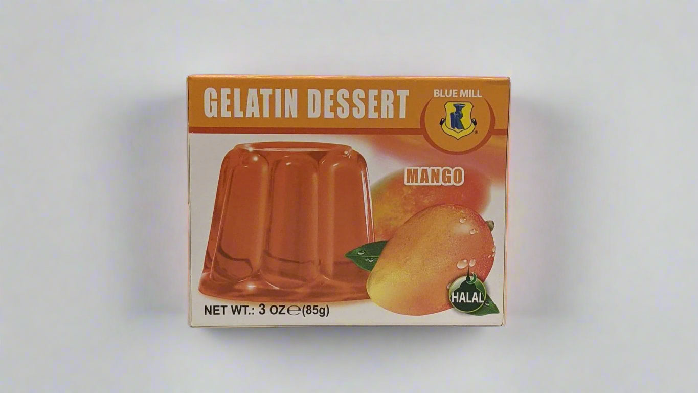 Blue Mill Gelatin Dessert Mango, 85 Grams