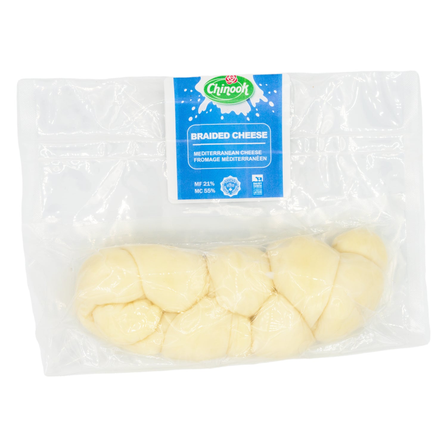 Braided Cheese, Vacuum Pack - Mediterranean Cheese, Approx 300 Grams