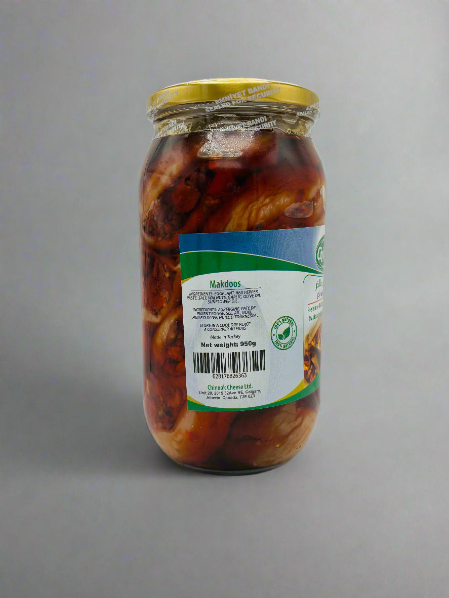 Chinook Premium Makdoos in Extra Virgin Olive Oil, 950 Grams