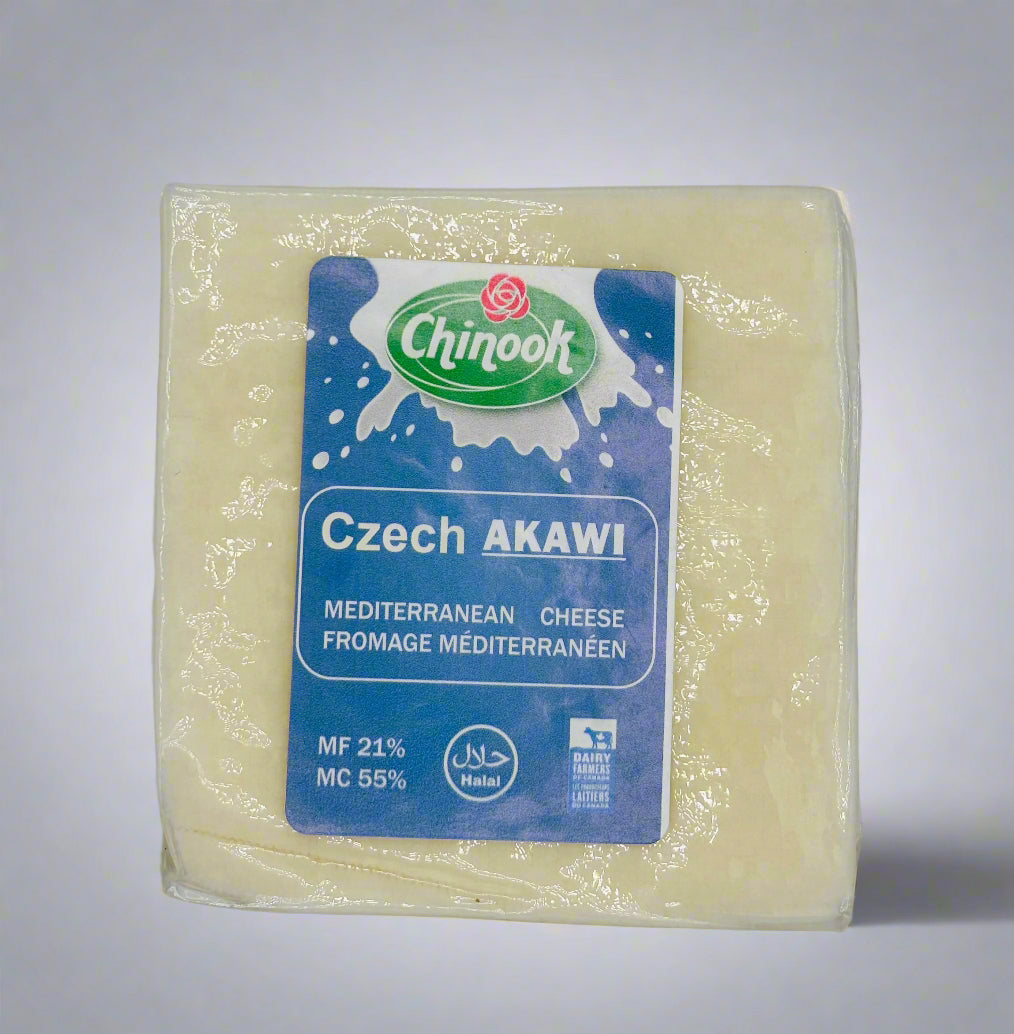 Czech Akawi Cheese - Mediterranean Cheese, Approx 330 Grams