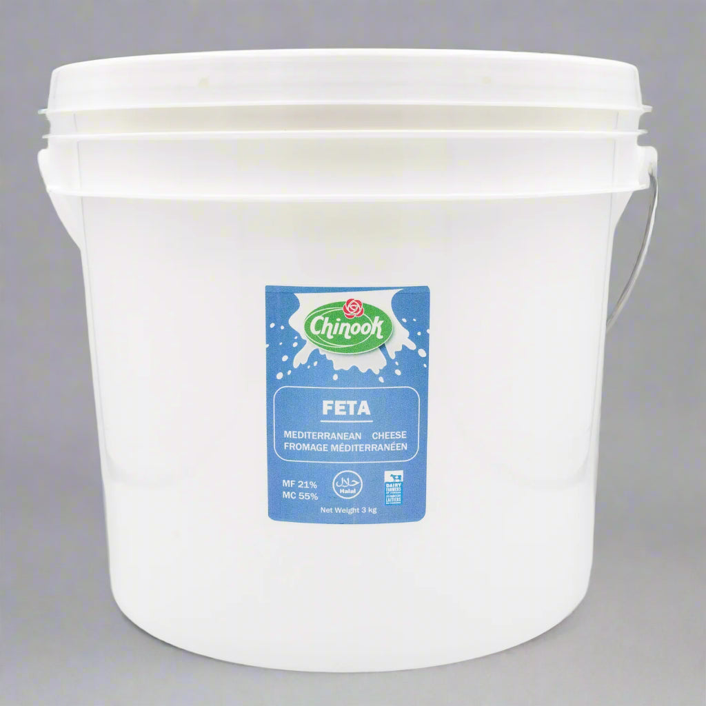 Feta Cheese Pail - Mediterranean Cheese, 3 KG