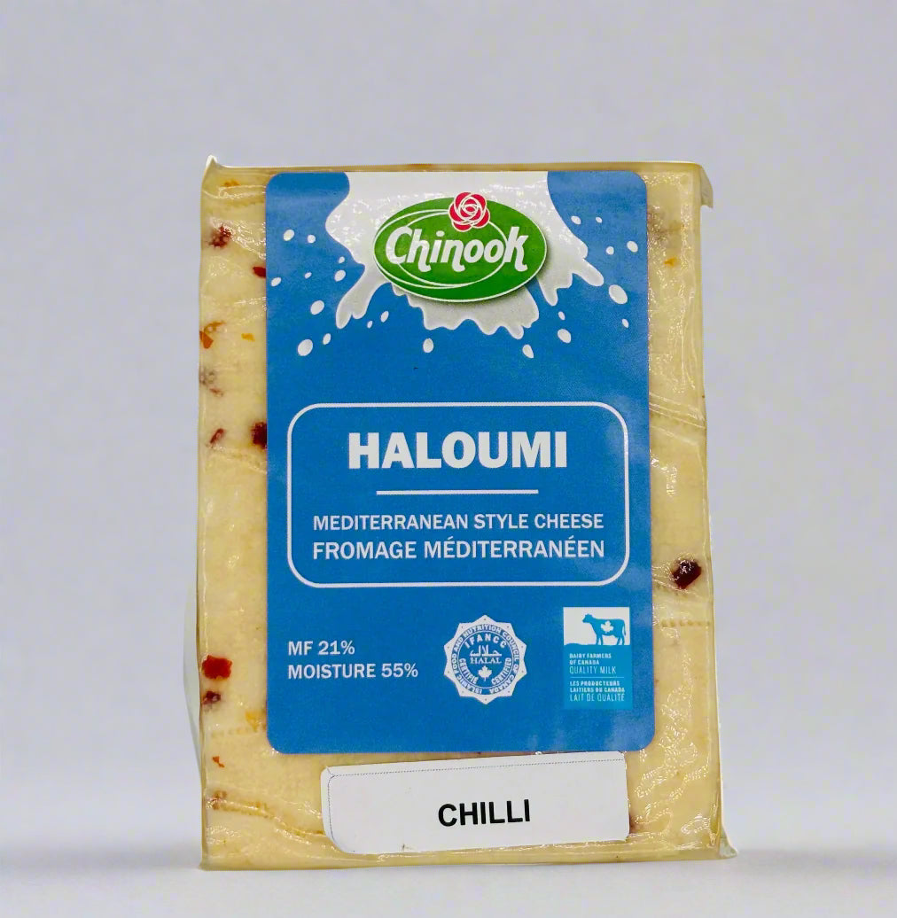 Haloumi Cheese, Chilli Flavour - Mediterranean Cheese, Approx 330 Grams