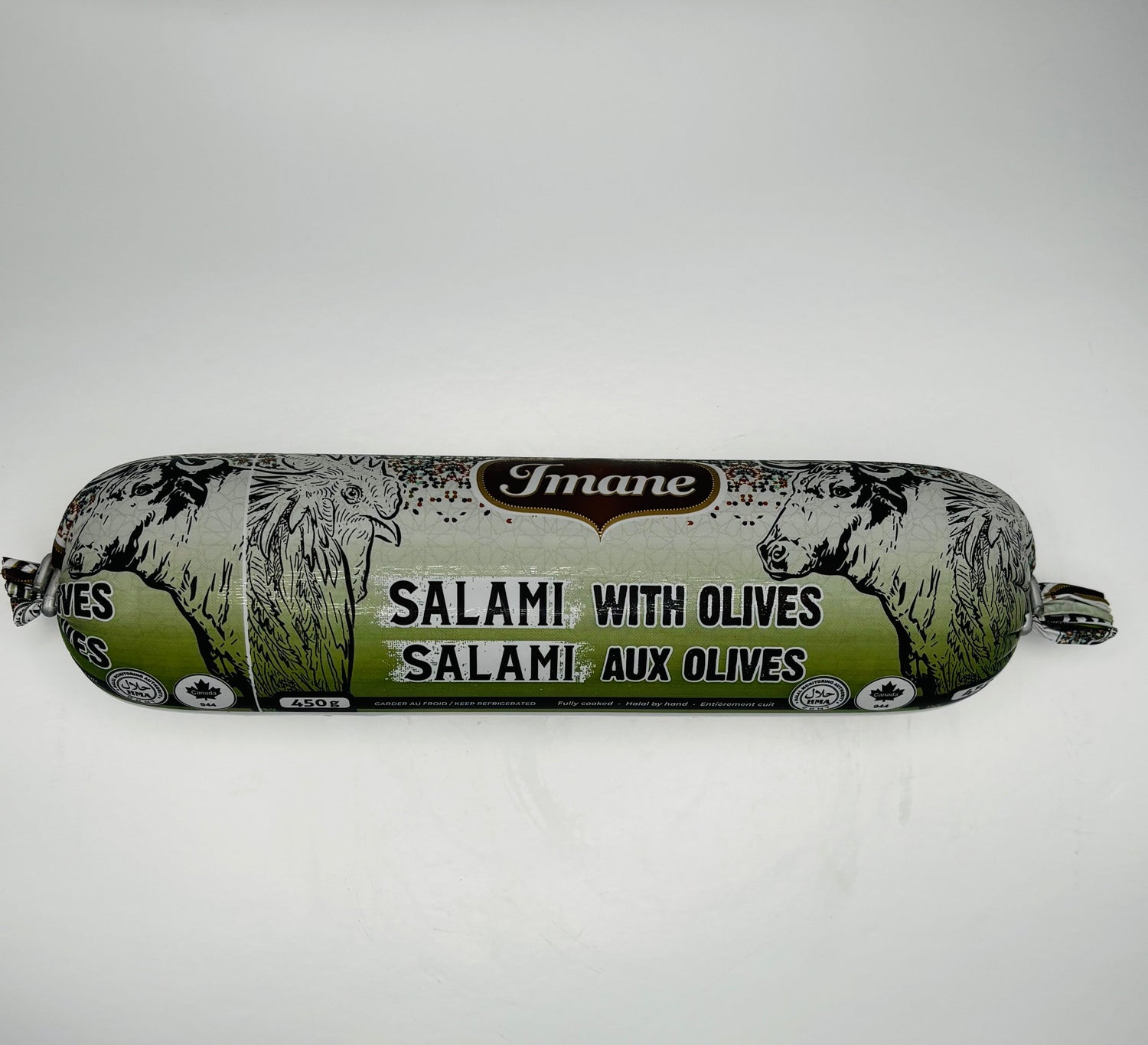 Imane Salami With Olives, 450 gm