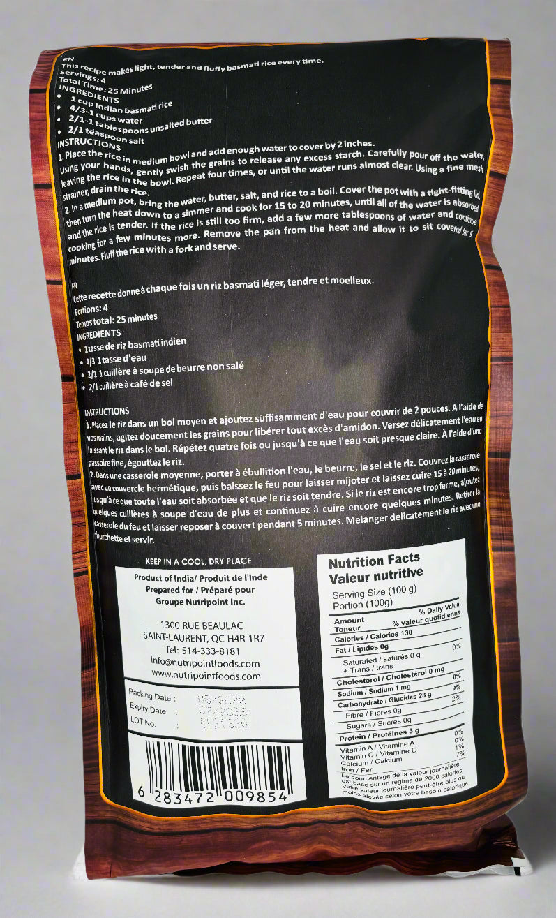 Judi Mountain Premium Basmati Rice, Sella 1121 Extra Long, 4.54 KG