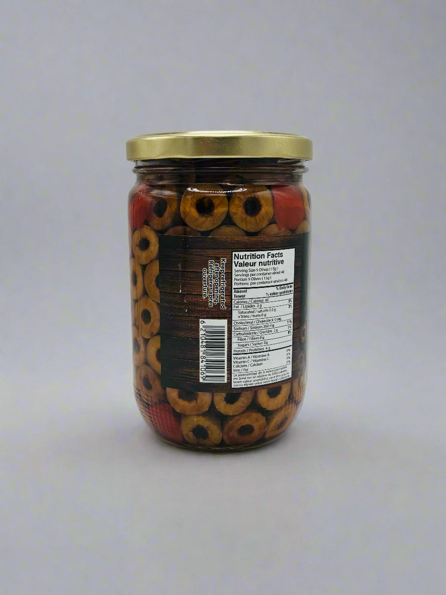 Judi Mountain Black Olives Slices, 600 Grams