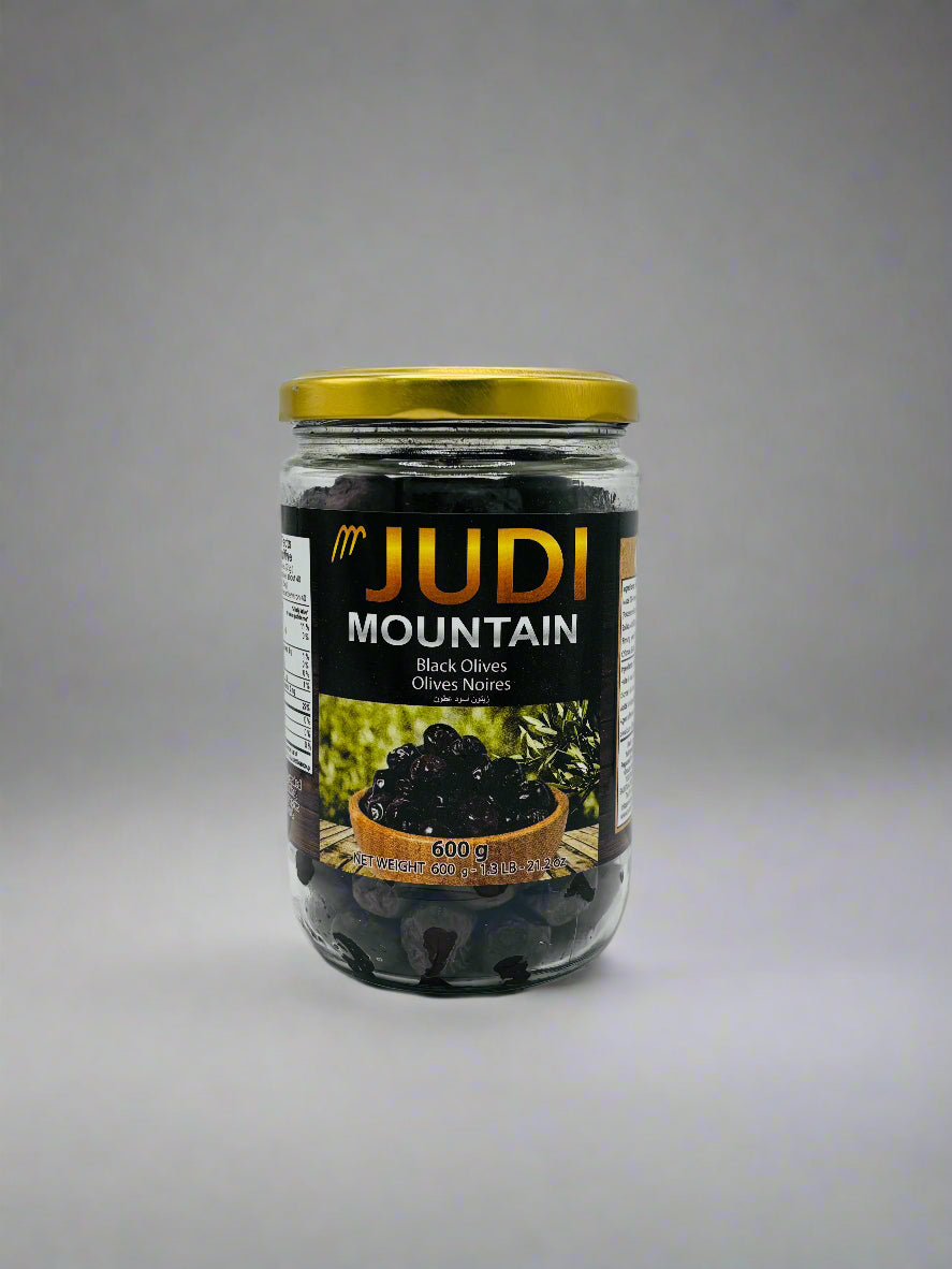 Judi Mountain Dried Black Olives, 600 Grams