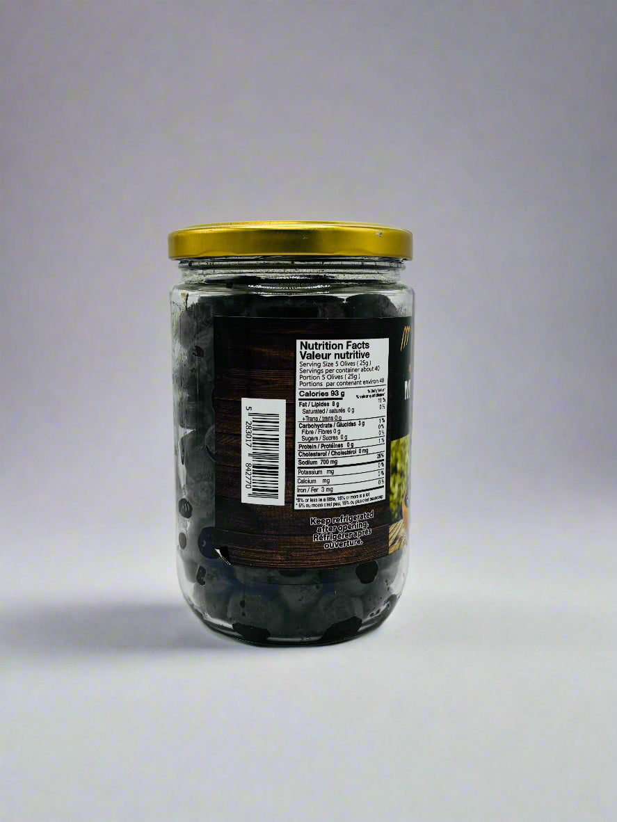 Judi Mountain Dried Black Olives, 600 Grams