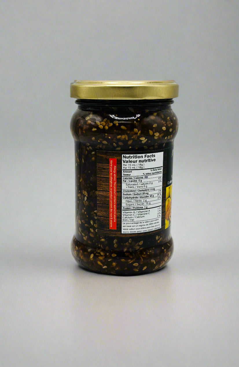 Judi Mountain Fig Jam With Walnuts & Sesame, 370 Grams