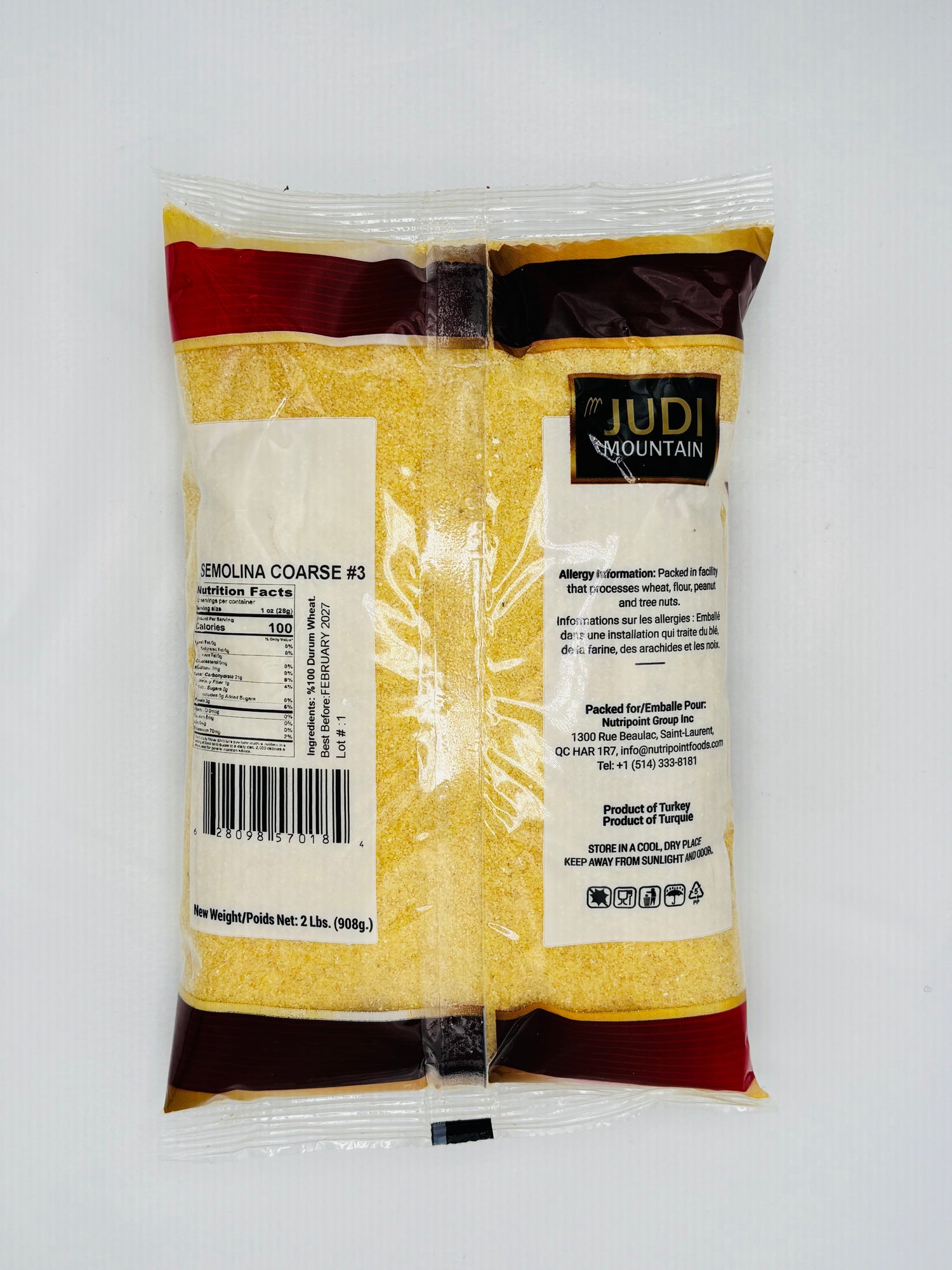 Judi Mountain Semolina, Course 