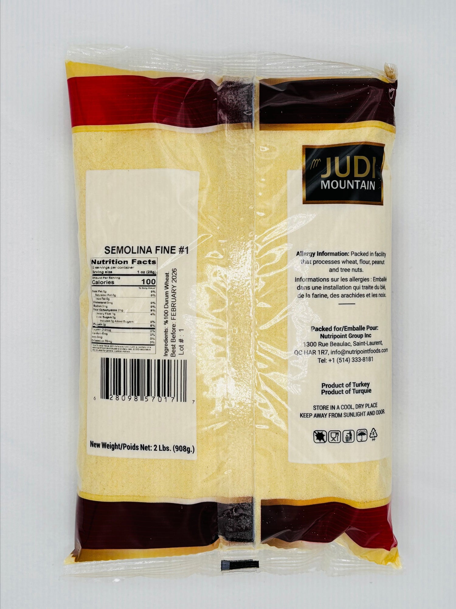 Judi Mountain Semolina, Fine 