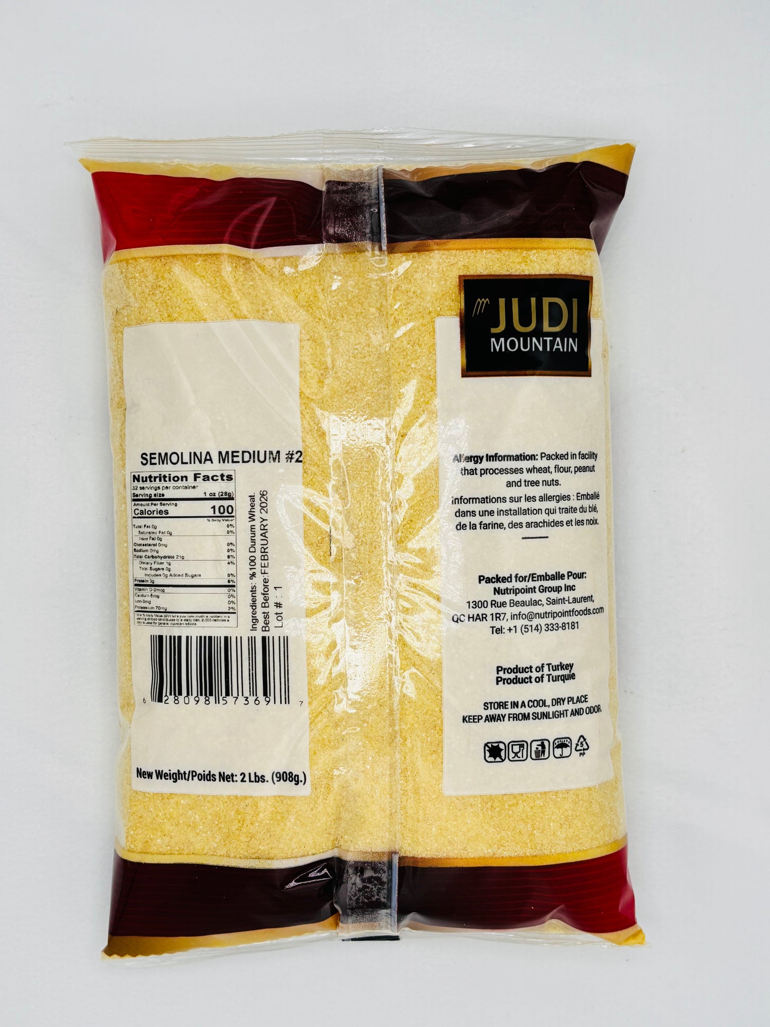 Judi Mountain Semolina, Medium 