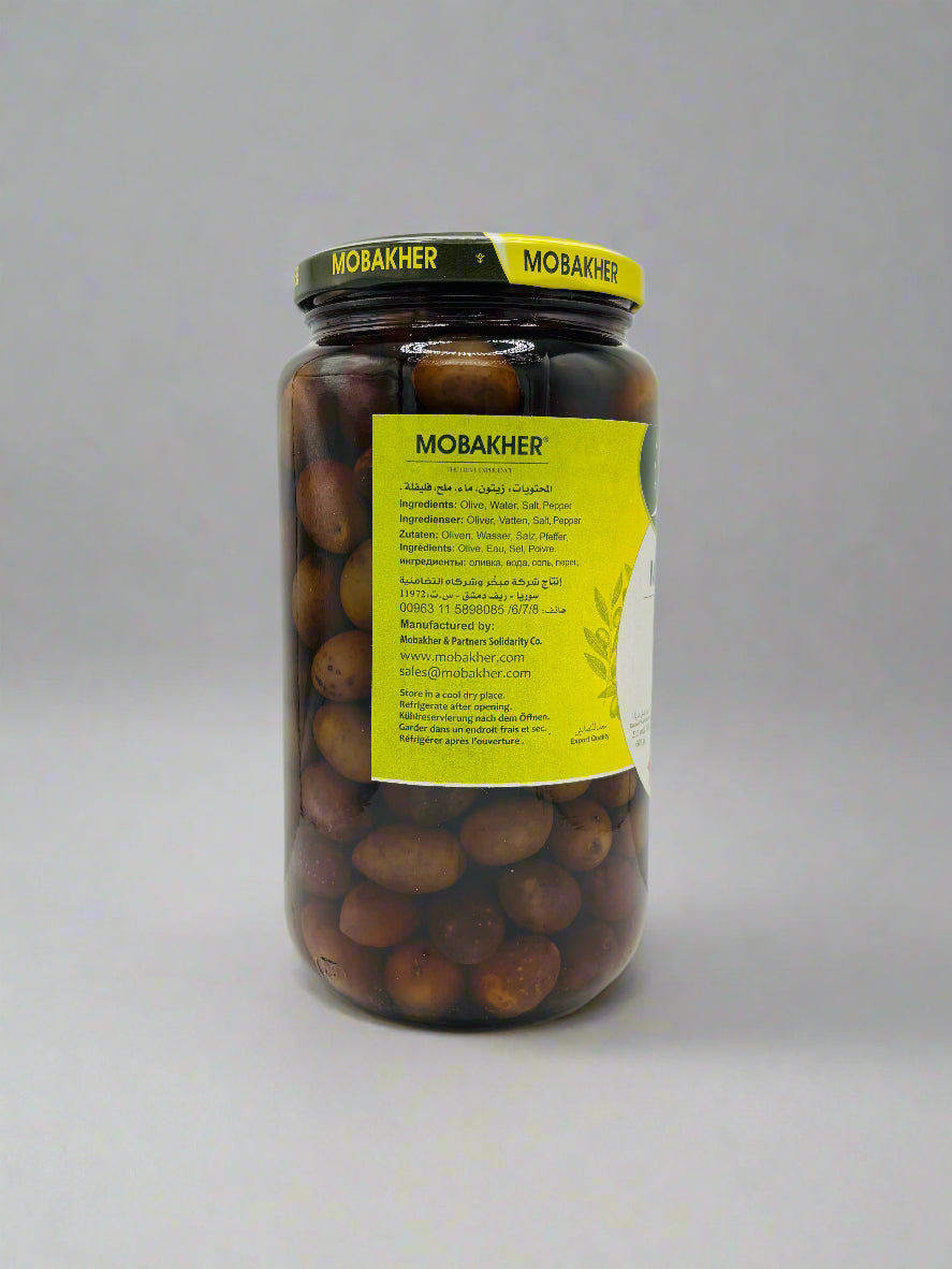 Mobakher Black Olives Salqini, 1000 Grams