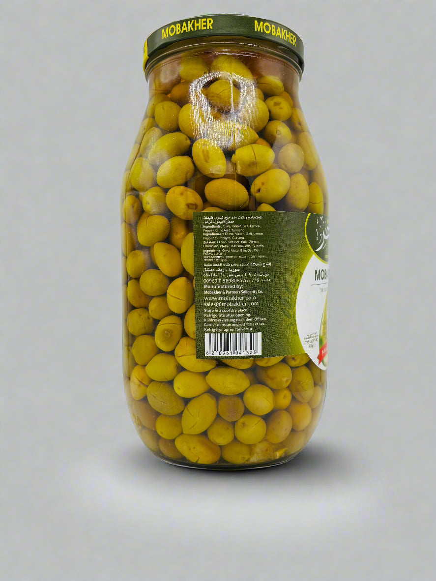 Mobakher Green Olives Salqini, 2750 Grams
