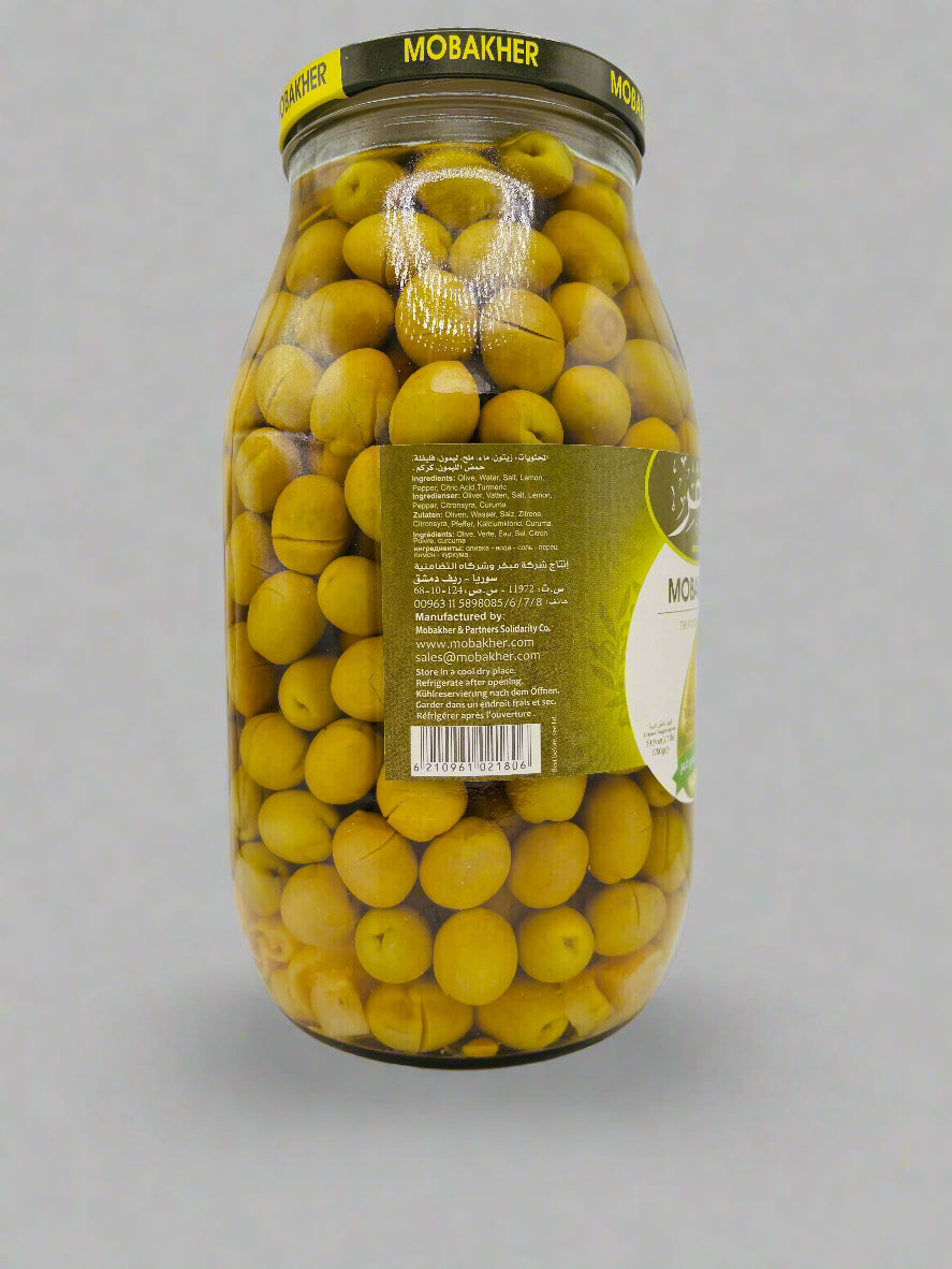 Mobakher Green Olives Toufahi, 2750 Grams
