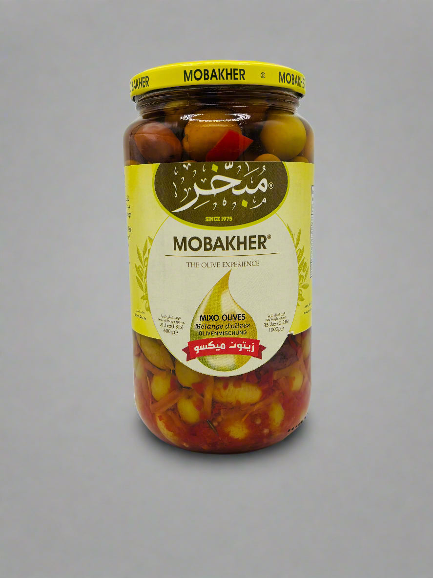 Mobakher Mix Olives, 1000 Grams