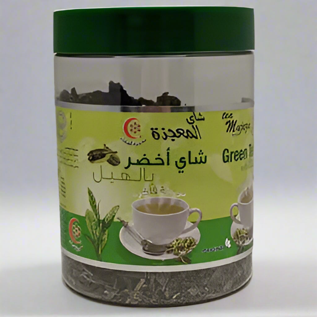 Mujeza Al-Shifa Green Tea with Cardamom, 130 Grams
