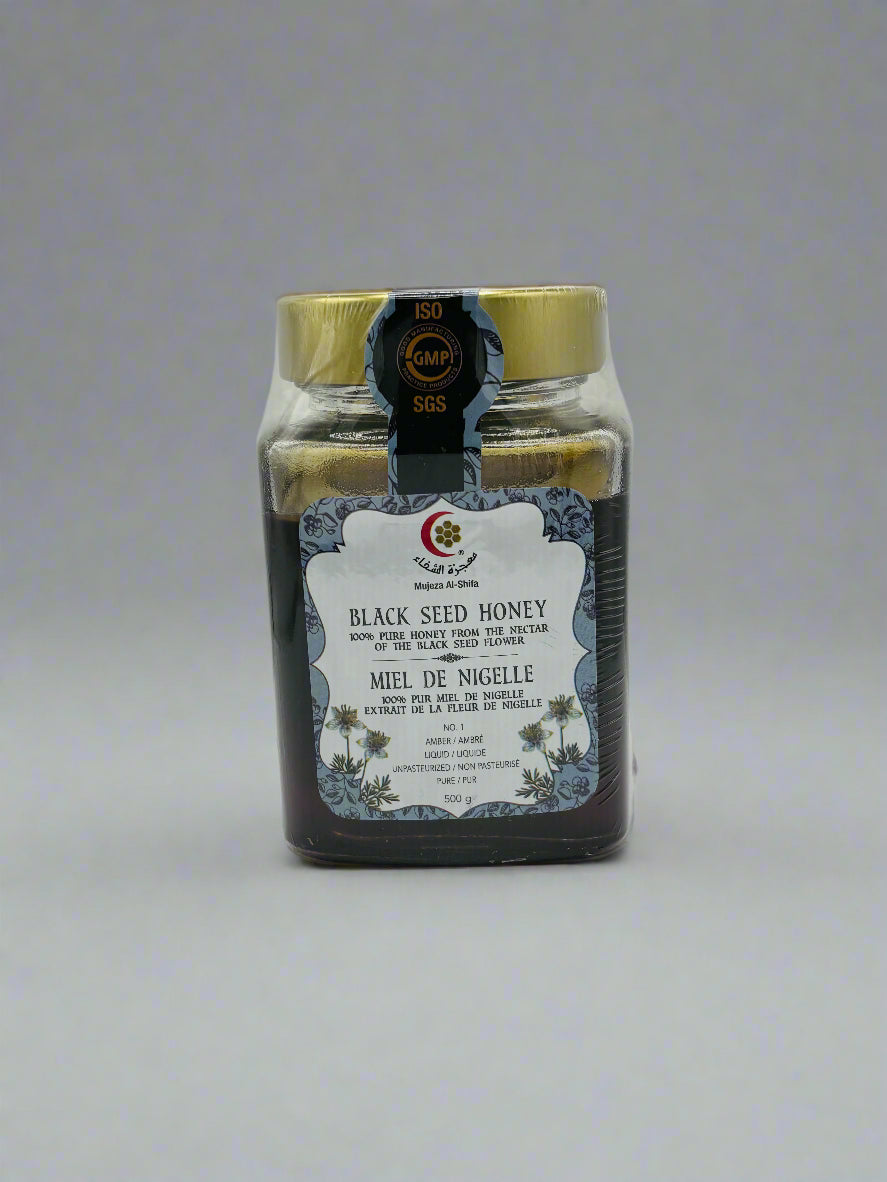Mujeza Al-shifa Black Seed Honey, 500 Grams