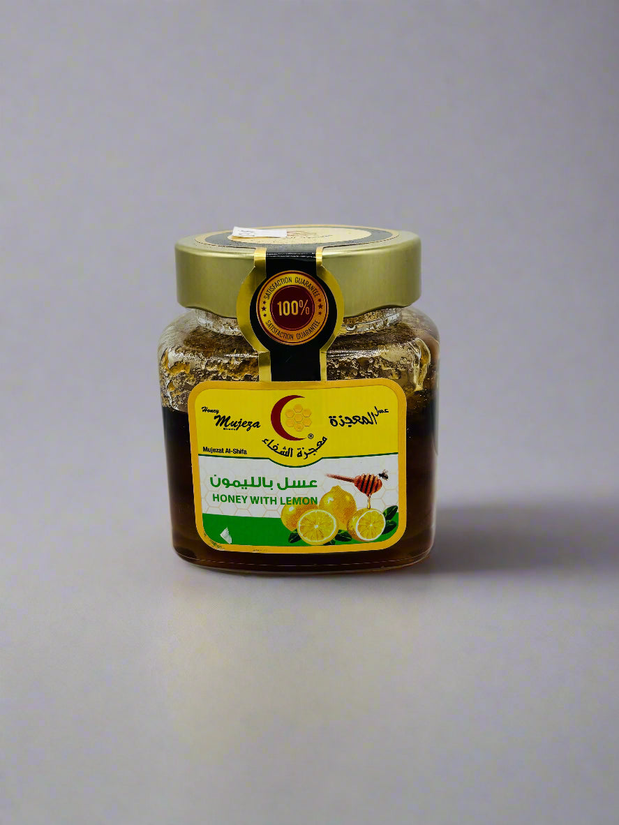 Mujeza Al-Shifa Honey With Lemon, 250 Grams