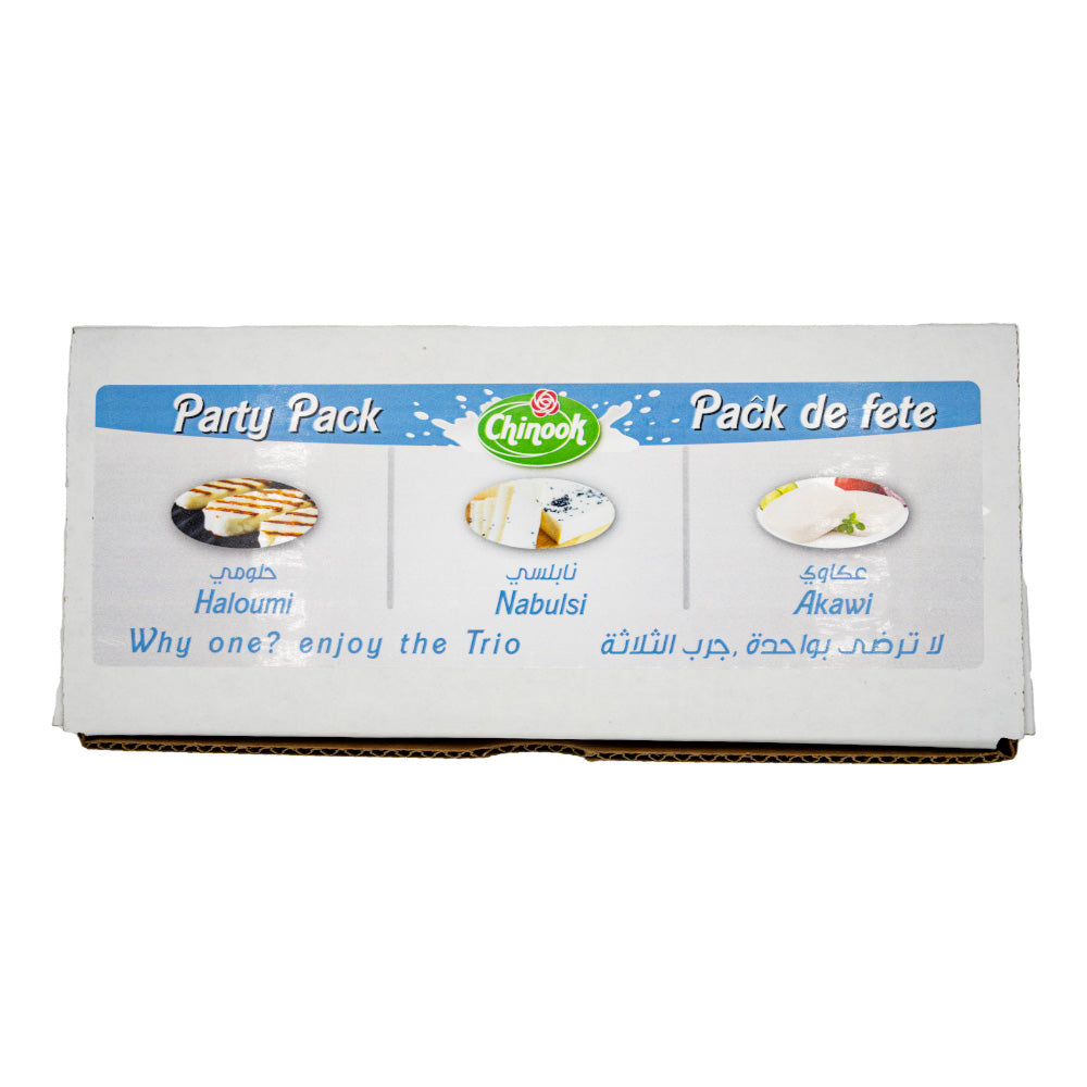 Party Pack Combo - Haloumi, Nabulsi, Akawi, Approx 1 KG