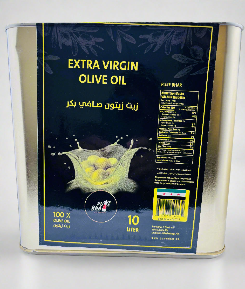 Pure Bhar Extra Virgin Olive Oil, 10L