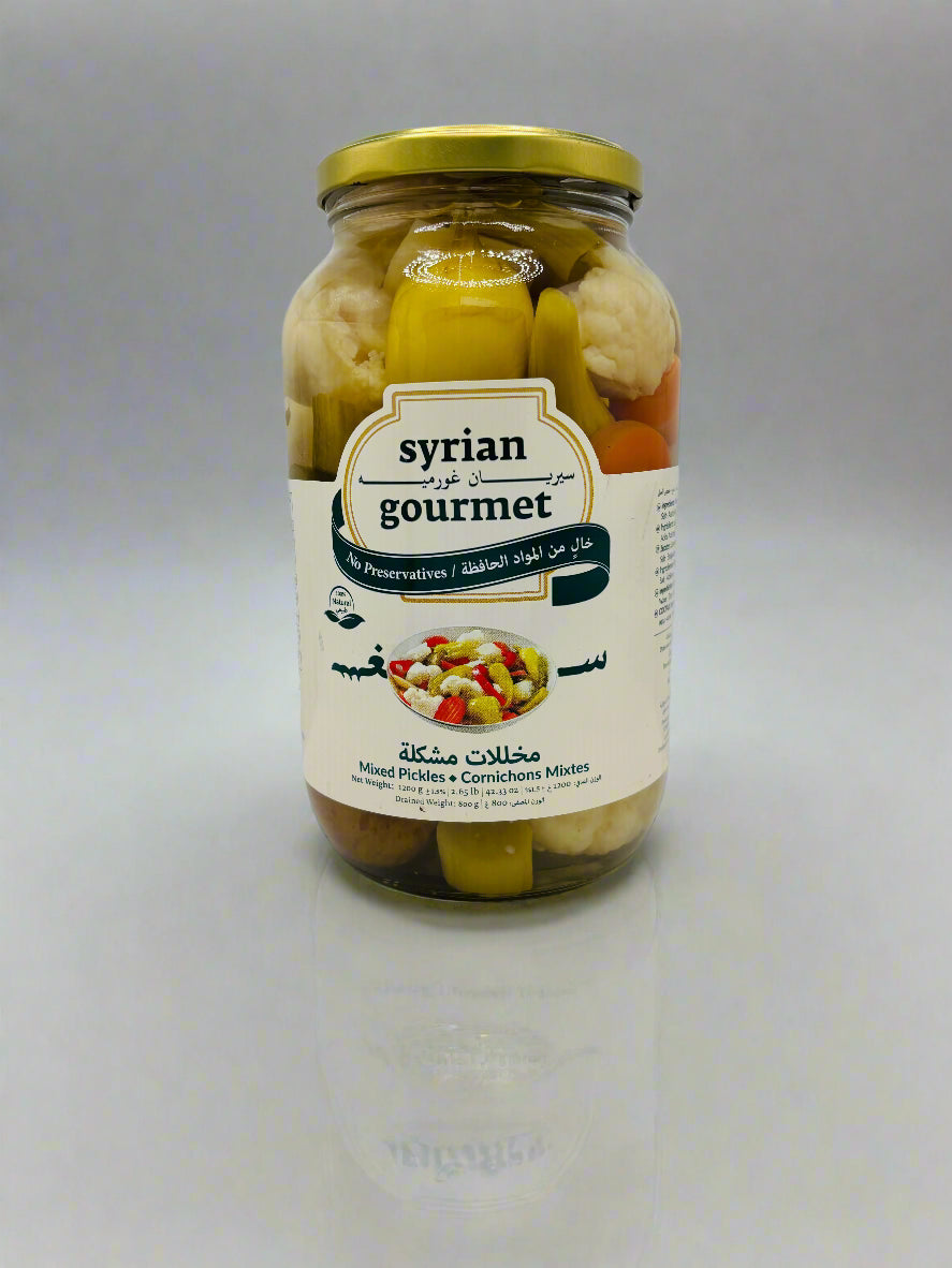 Syrian Gourmet Mixed Pickles, 1200 grams
